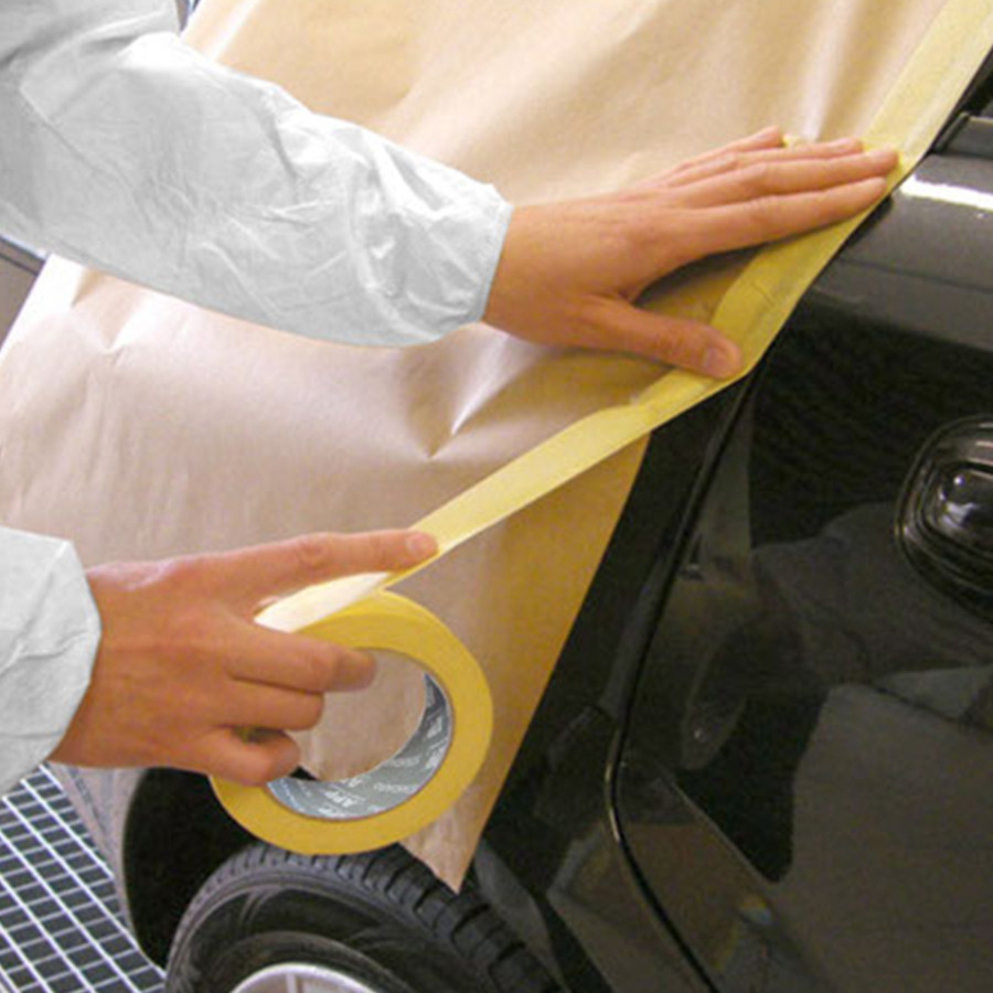 Стрічка малярна APP Standart 24мм х 45м 60*C жовта, 070052 Киев - изображение 2