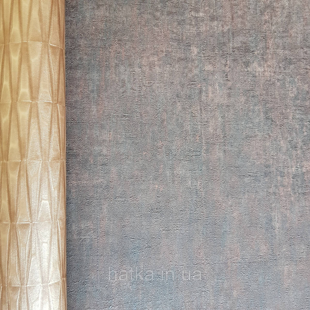 Шпалери вінілові на флізелін Rasch Factory 0.53х10,05 під штукатурку під бетон темно бордові 429336 Київ - фото 2