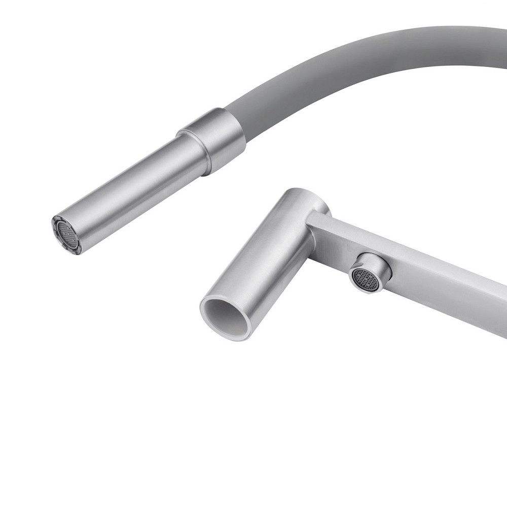 Змішувач для кухні з підключенням до фільтра Kroner KRP Edelstahl Klassisch - ESG03815GRA сатин Київ - фото 8