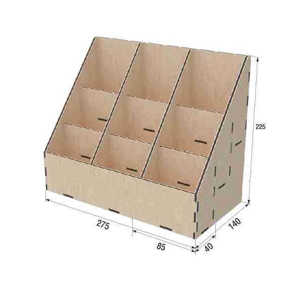 Органайзер EKOSTAR для чая и пакетов 80х120 - 9 ячеек Киев