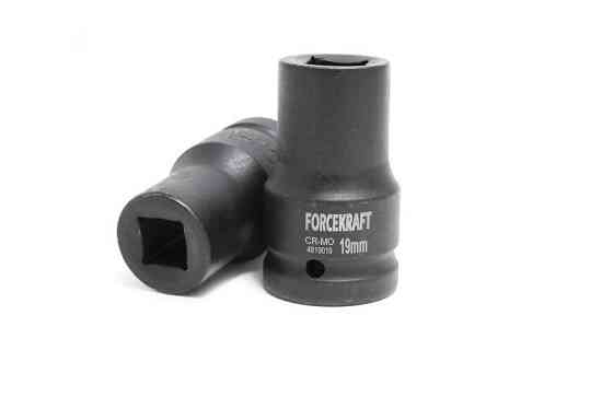 Головка ударна для футорки 1" 4-гранна 19 мм FORCEKRAFT FK-4819019 Одеса