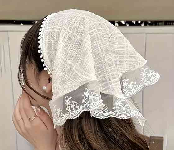 Хустка-обруч для волосся Бежевий Смела