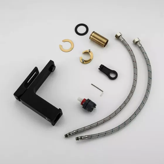 Смеситель для умывальника GAPPO G1017-6 черный Киев