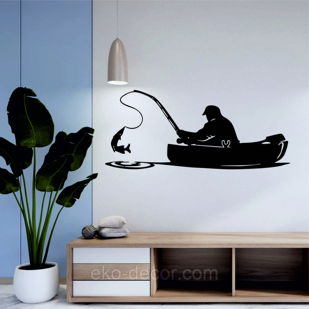 Декоративне настінне Панно «Рибак», Декор на стіну Київ - фото 2