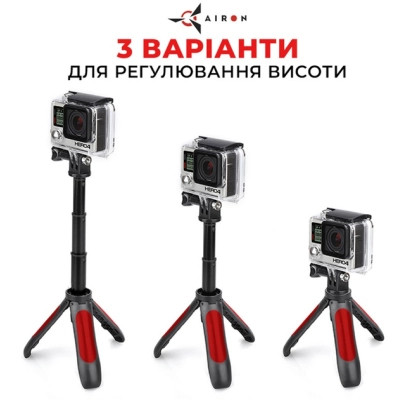 Аксессуар к экшн-камерам AirOn монопод-штатив AC188 (69477915500111) Винница - изображение 4
