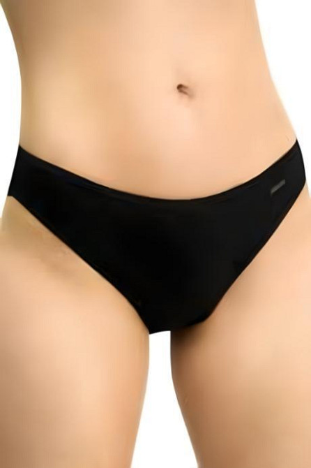 Трусики стринги черные из хлопка (2 шт в уп) Shato BLS 011 XL Киев - изображение 3