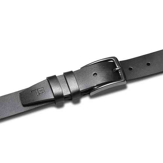 Ремень мужской кожаный Semi Line Black (P8230-0 M) Вінниця