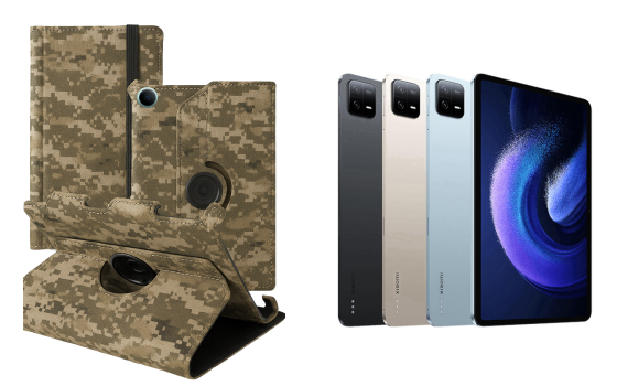 Чохол Spinner360 для планшета Xiaomi Pad 6, Pad 6 Pro, Pad 6S Pro, колір Xaki Київ