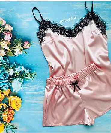 Піжама жіноча майка і шорти Пудровий XL Харків