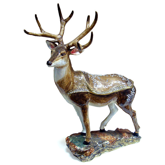 Скринька зі стразами велика Олень Київ - фото 1