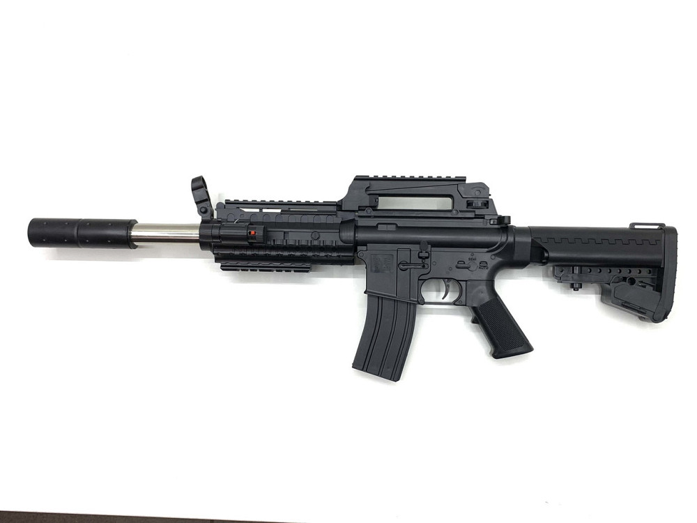 Автомат іграшковий на пульках лазерний приціл 71см Чорний (1239-5A) Чернигов - изображение 4