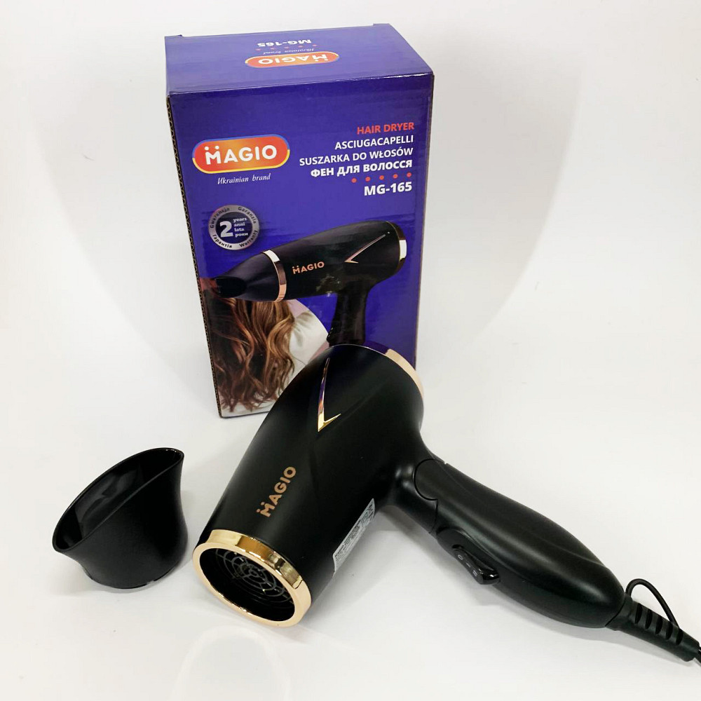 Фен практичний Magio, Жіночий потужний фен для укладання волосся для укладання локонів IR-17 Львів - фото 6