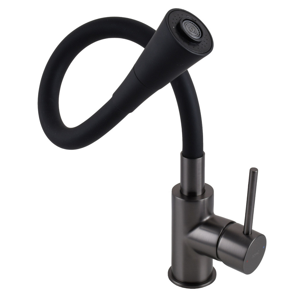 Змішувач для кухні TOPAZ LOFT TLF 8854-H39-GP-B01 Київ - фото 6