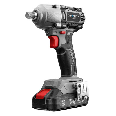 Гайковерт Energy+ 18V, бесщеточный, 2600об/мин, 450Нм, 1/2", 3 скорости (без АКБ и ЗУ) Graphite (58G038) Винница - изображение 3