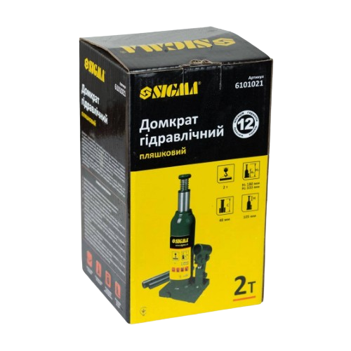 Домкрат пляшковий 2 тонни 181-345мм SIGMA Житомир - фото 7