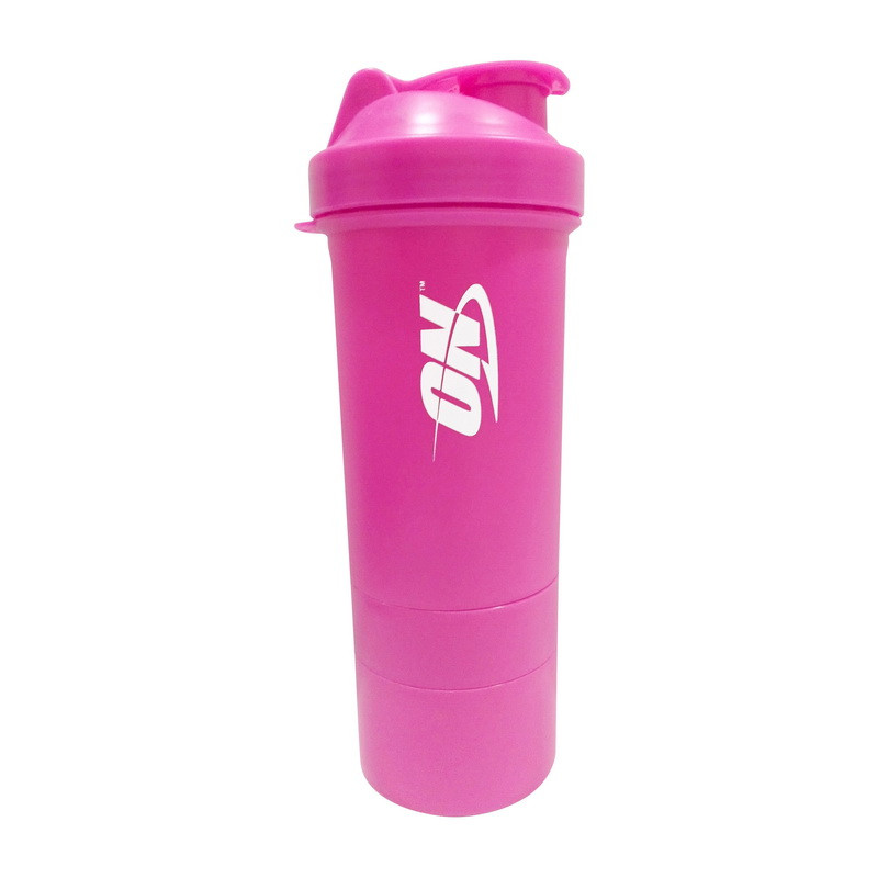 Шейкер Optimum Nutrition Shaker ON 3 in 1 with Metal Ball 600 ml (Pink) Луцк - изображение 1