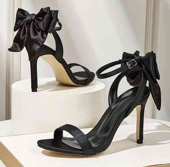 Босоножки с бантиком 24,5 см черный Киев