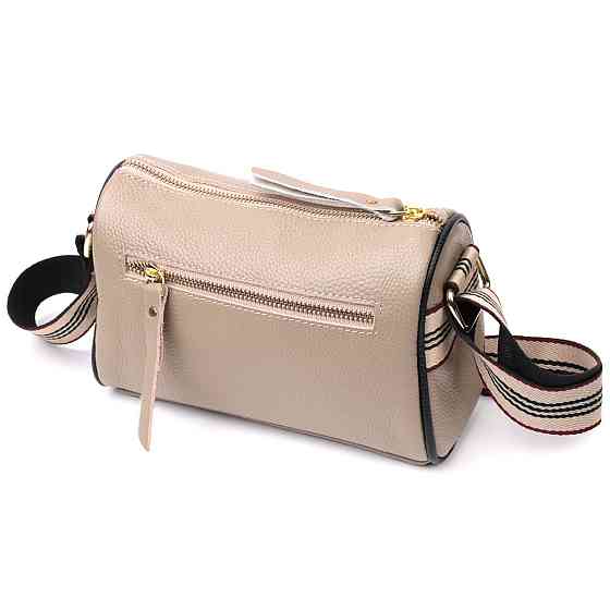 Сумка для стильних жінок з натуральної шкіри Сірий (Vintage) Київ