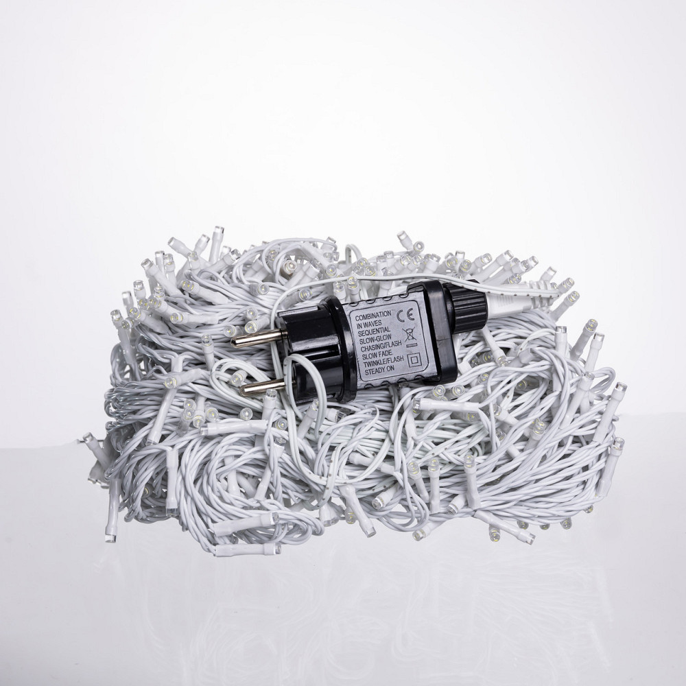 Гірлянда Різдвяна фея вулична 50 м 500 LED білий провід Білий CF500L50MWW Коломыя - изображение 3