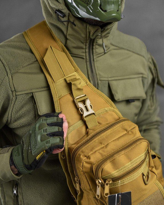 Рюкзак тактический (Сумка-слинг) SILVER KNIGHT cayot Одесса - изображение 3