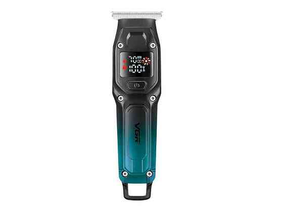 Тример 5Вт Акумулятор VGR V-964 GREEN, 7000 RPM, 4 насадки, LED display ТМ VGR Київ