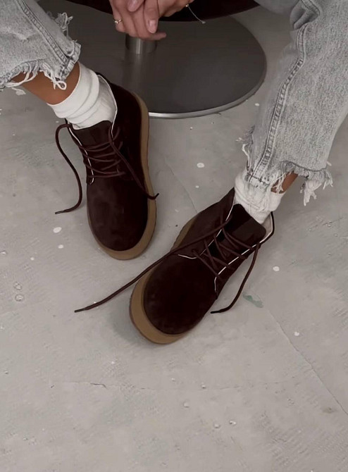 Molly Ботинки MOLLY шоколадные натуральная замша зимние высота 11см (5654) Коломыя - изображение 4