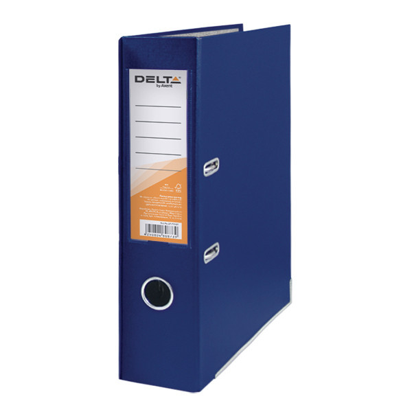 Папка-реєстратор "Delta by Axent" A4/75мм D1714-02 "Prestige" синій, шт Київ - фото 1