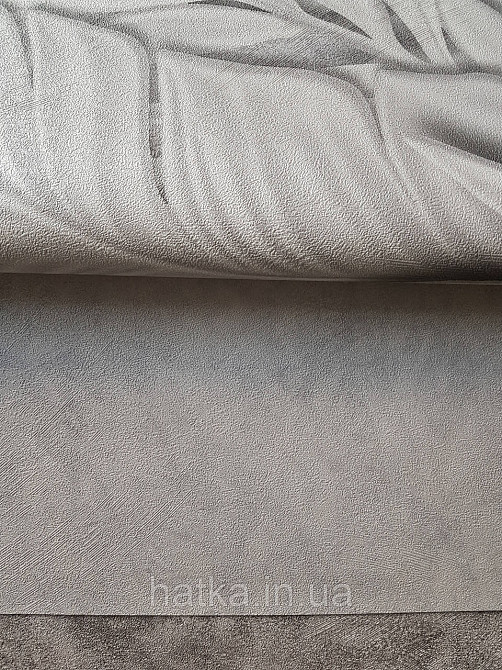 Шпалери метрові вінілові на флізеліні Sintra Vila листя гілки сірі сріблясті 533406 Київ - фото 4