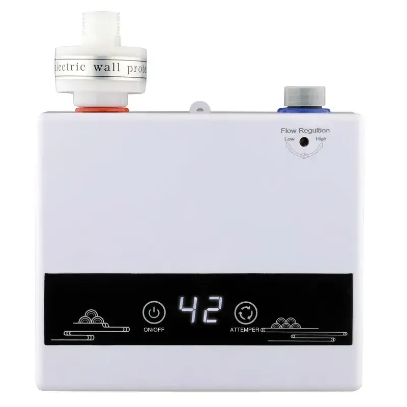 Проточный водонагреватель настенный Zerix BWH-01-E с индикатором температуры и вилкой (ZX5014) Черновцы - изображение 2