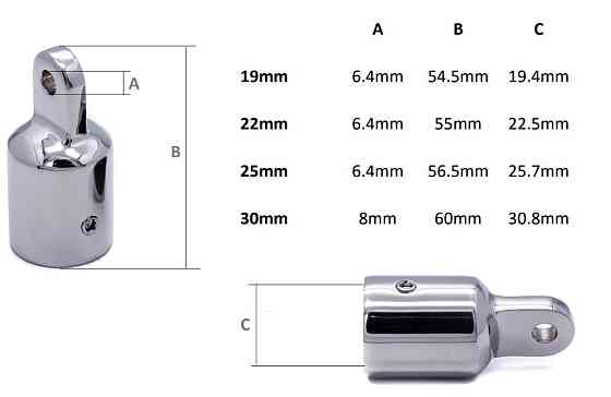 Стакан Деталь Для Тента 19 Мм Киев