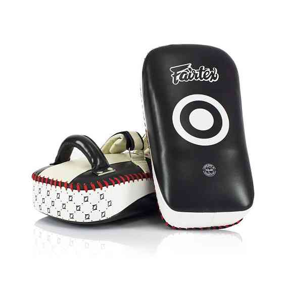 Пади для тайського боксу Fairtex KPLC2 Black/White Кам'янське