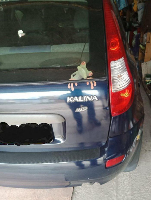 Наклейка на авто Лягушонок Киев - изображение 2