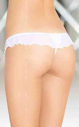 Жіночі білі стрінги - G-String 2384, white - S/M Sex Aura Київ