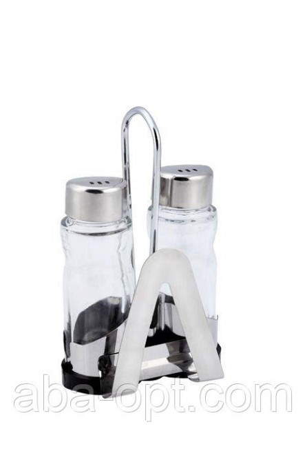 Спецовник ( сіль \ перець \ салф ) на нержавіючій підставці ( 4 пр) Одеса - фото 1