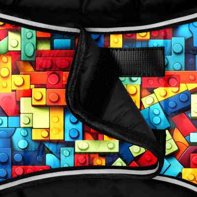 Курточка для животных WAUDOG Clothes Накидка Блоки M (504-4056) Винница