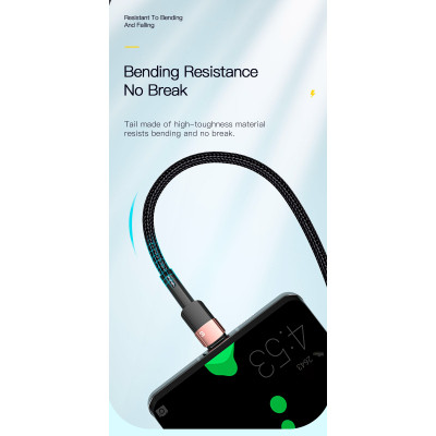 Дата кабель USB 2.0 AM to USB-C 3.0m 7A black Essager (EXCT-XCC01) Вінниця - фото 3