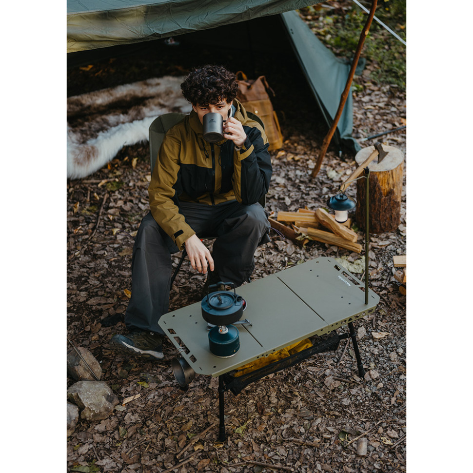 Складаний стіл Naturehike CNK2450JJ025, 80х40 см, алюміній, оливковий Київ - фото 13