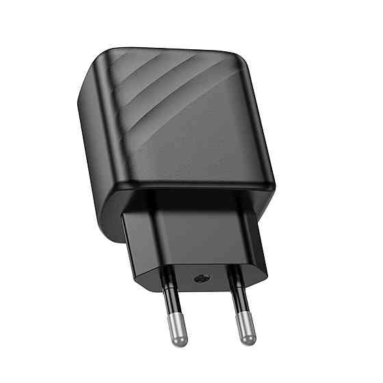 Мережевий зарядний пристрій HOCO CS22A Value single port PD30W charger Black (6942007609913 ) Київ