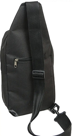Рюкзак Wallaby 112 однолямочный черный Киев - изображение 3