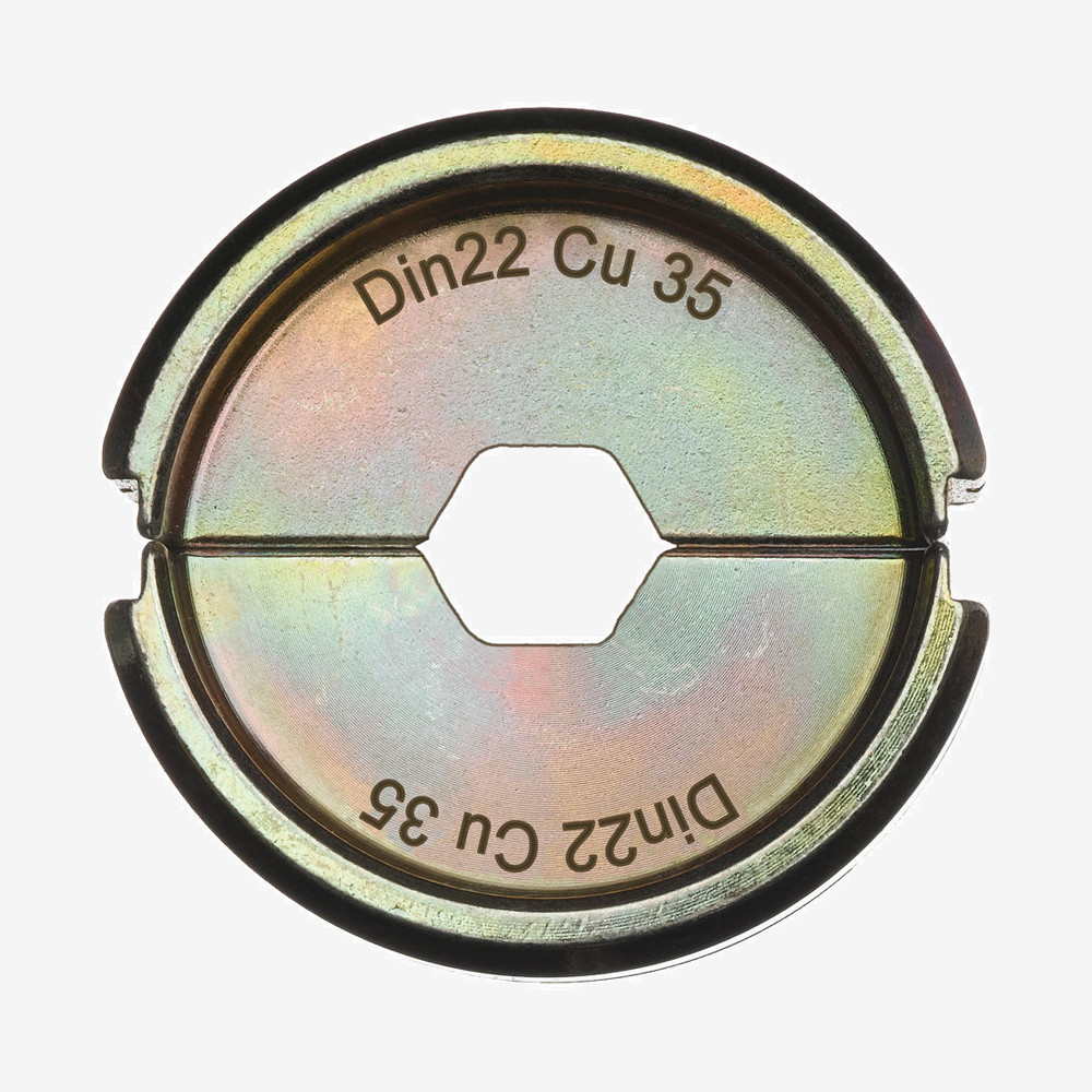 Матриця обжимна MILWAUKEE для кабелів та конекторів, DIN22 CU 35 Одеса - фото 1