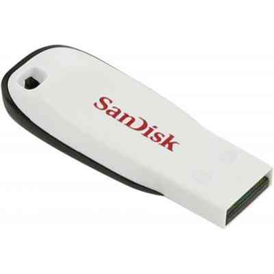 USB флеш накопичувач SanDisk 16GB Cruzer Blade White USB 2.0 (SDCZ50C-016G-B35W) Вінниця