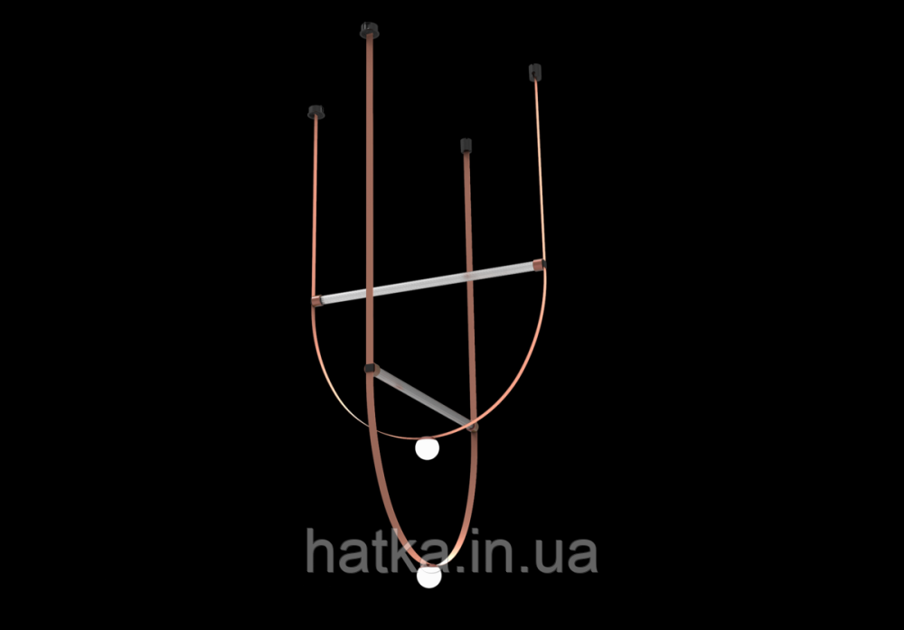 Дизайнерские подвесные треки – трансформеры Графит VALESO Композиция-1 Киев - изображение 2