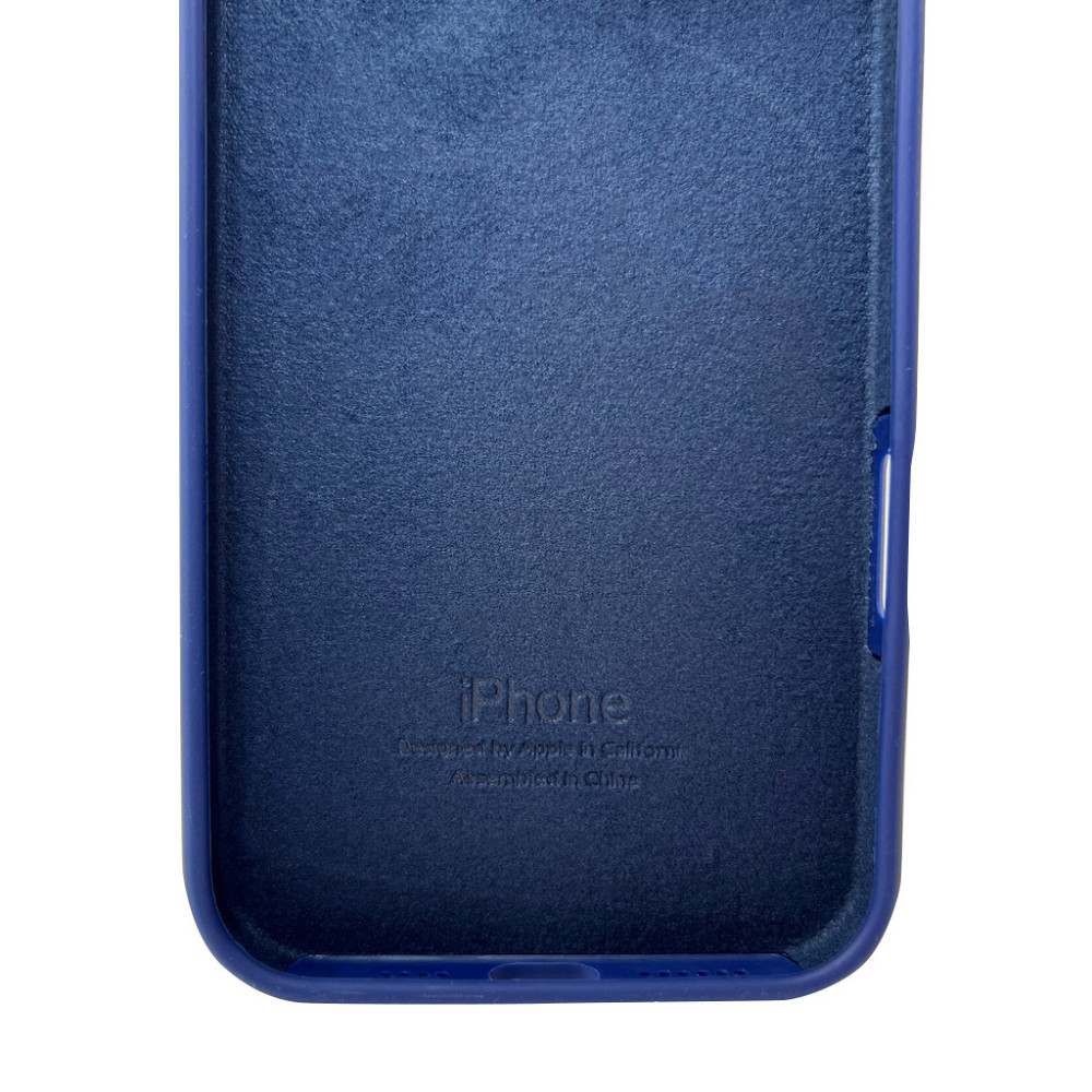 Чохол для iPhone 16 Pro Silicone Navy Blue Київ - фото 6