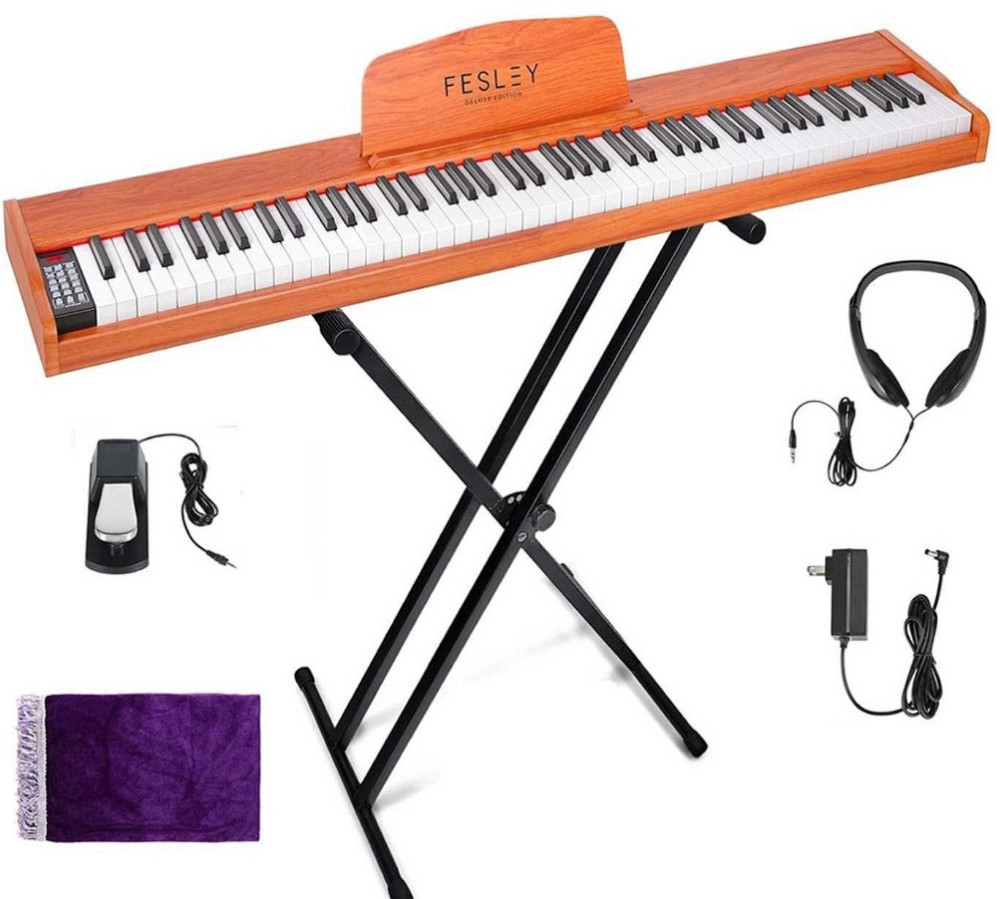 Цифровое пианино Fesley FEP300 (педаль, пюпитр, наушники, адаптер) Харьков - изображение 7