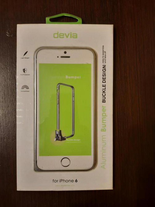 Алюмінієвий чохол бампер Devia Buckle Design для IPhone 6/6s Дніпро - фото 1