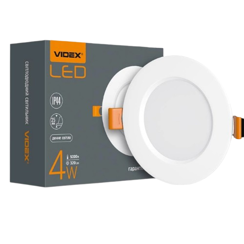 LED Панель врізна кругла 4W 5000К VL-DLBR-045 Videx Житомир