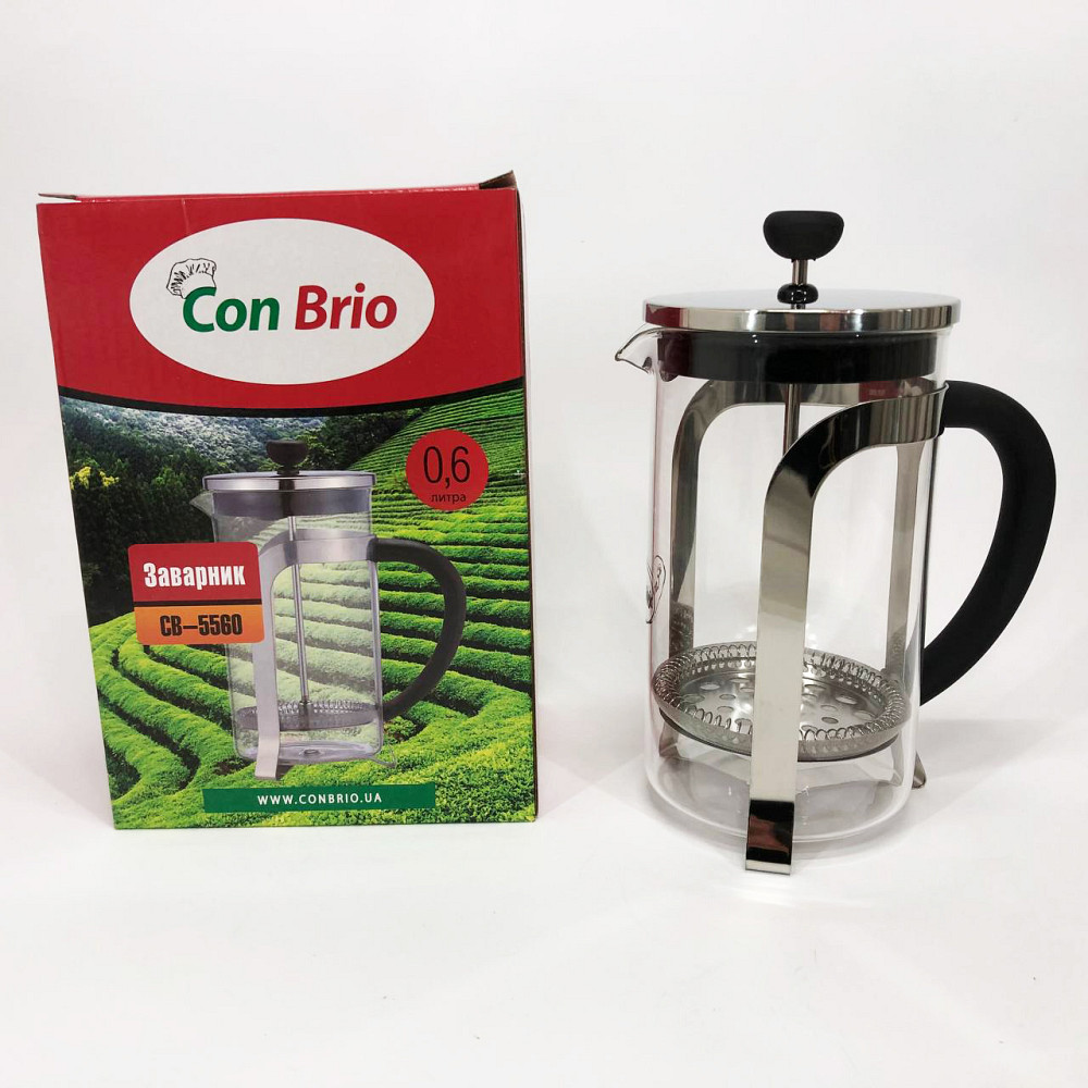 Френч-пресс красивый Con, Френч-пресс из хорошего материала, Эксклюзивные заварочные чайники WO-94 Львов - изображение 10