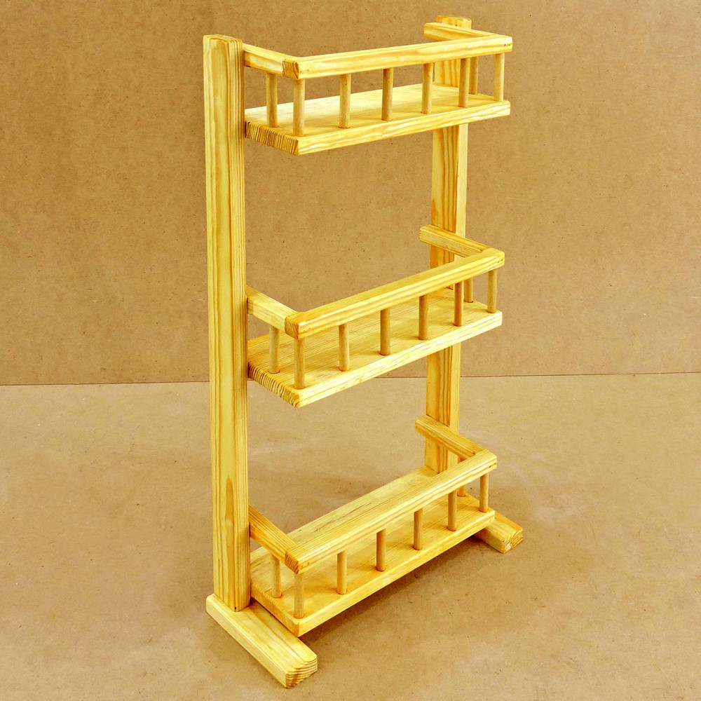 Полиця настінна / настільна "Караганда 3" каррі Миколаїв - фото 1