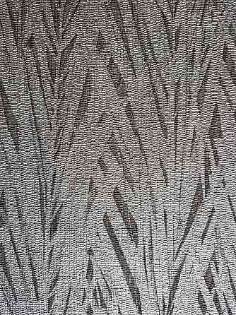 Шпалери вінілові на флізелін Rasch Composition 0,53х10 листя ялинка сріблясті металік сірі Київ