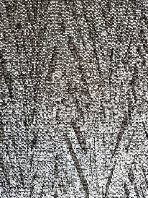 Шпалери вінілові на флізелін Rasch Composition 0,53х10 листя ялинка сріблясті металік сірі Київ - фото 3